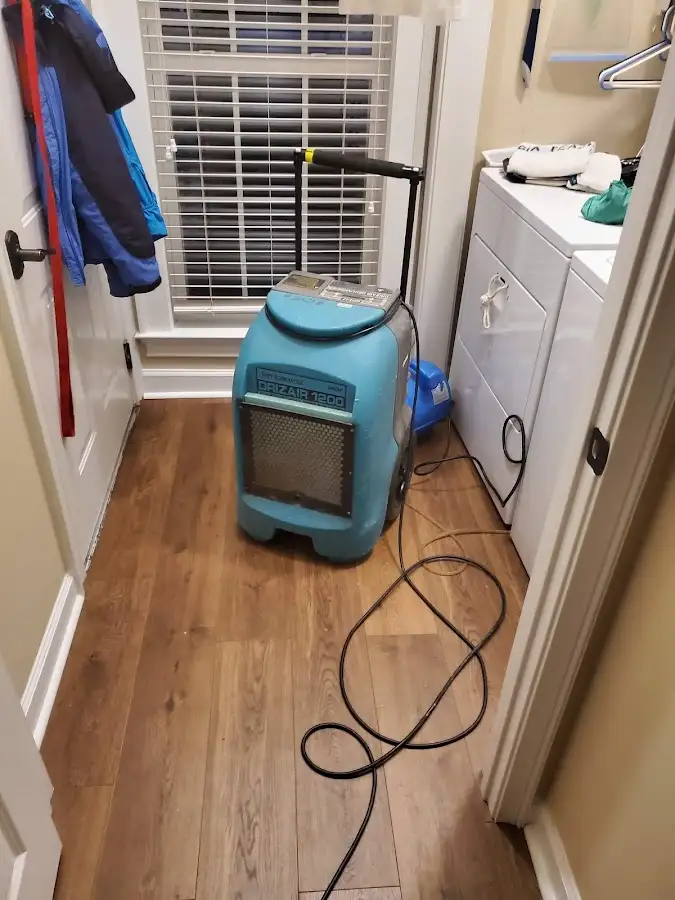 Commercial dehumidifier deployed for Flood Damage Cleanup in Fife